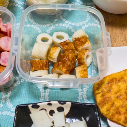 たこ焼き変わり種（ちくわ）の写真