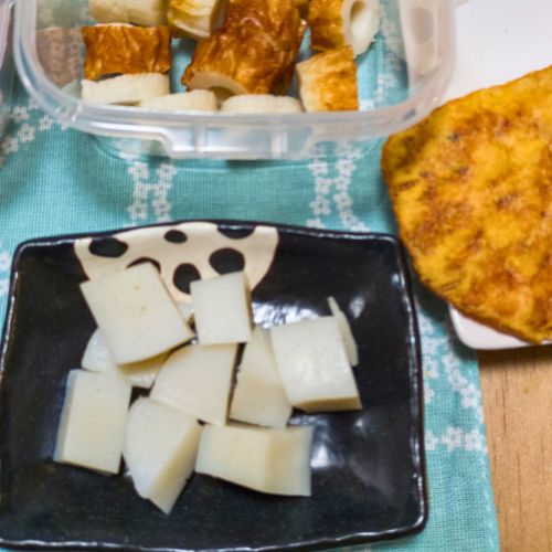 たこ焼き変わり種（かまぼこ）の写真