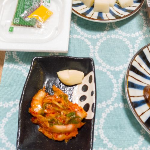 たこ焼き変わり種（キムチ）の写真
