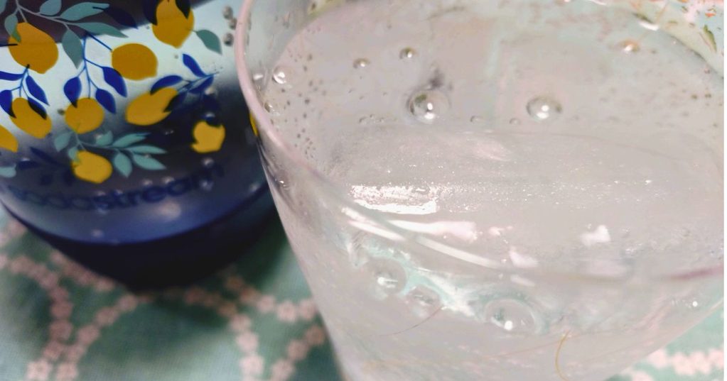ソーダストリームテラで作った炭酸バチバチ写真①